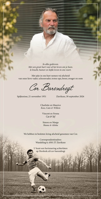 In memoriam Cor Barendregt
